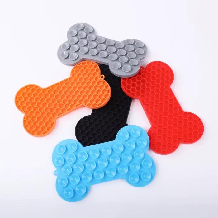 Tapis de léchage en Silicone pour animaux de compagnie, fournitures pour animaux de compagnie, Anti-