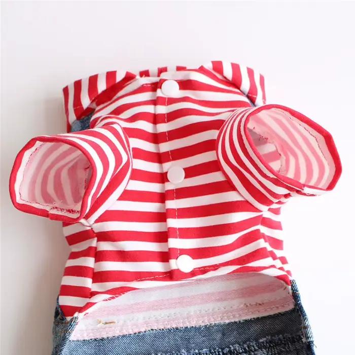 Jupe en jean pour chiens et chats, vêtements en coton pour petits chiens, sweat à capuche pour chiot