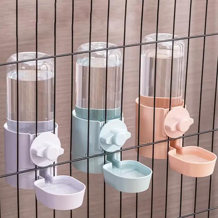 Mangeoire automatique pour animaux de compagnie, Cage suspendue, bol, bouteille d'eau, récipient ali