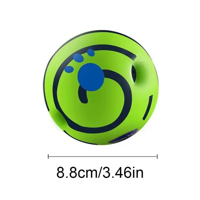 Jouet pour chien Wobble Wag Giggle Ball pour obtenir un jouet d'attention du chien, sons de Giggle a