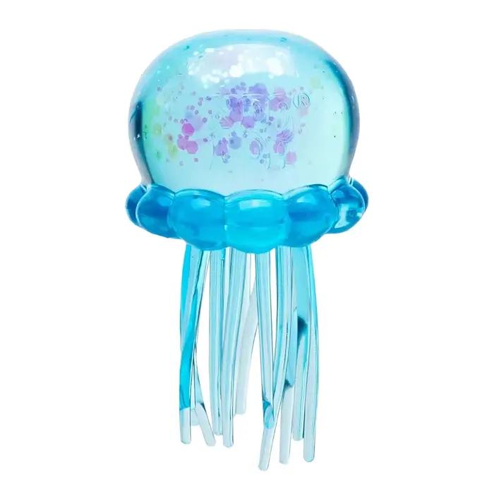 Jouet Squishy Méduse et Cube Nee Doh Schylling, Jouet Sensoriel Anti-Stress en Gel Doux à Presser, N