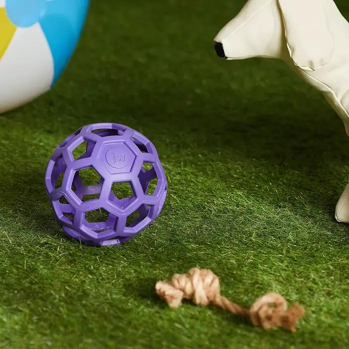 JW Hol-ee Roller Dog Fetch Ixious Dispenser Puzzle Ball