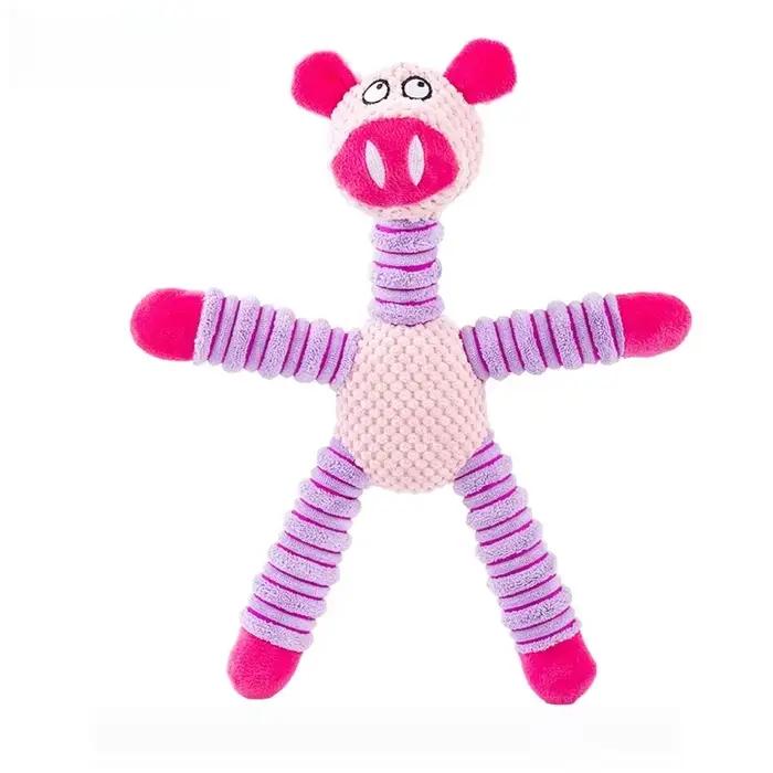 Jouet en peluche pour chien, jouet en peluche mignon pour petits et moyens chiens, jouet à mâcher po