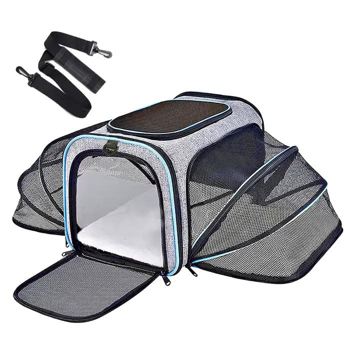Sac de transport pour animaux de compagnie pliable petit chien Charter transportant chat sac d'exten
