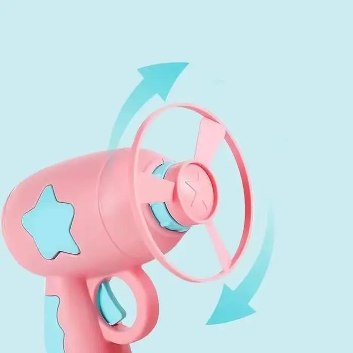 Jouet interactif amusant pour chat, lanceur de mini-frisbee pour chaton, pistolet de tir, jeux de po
