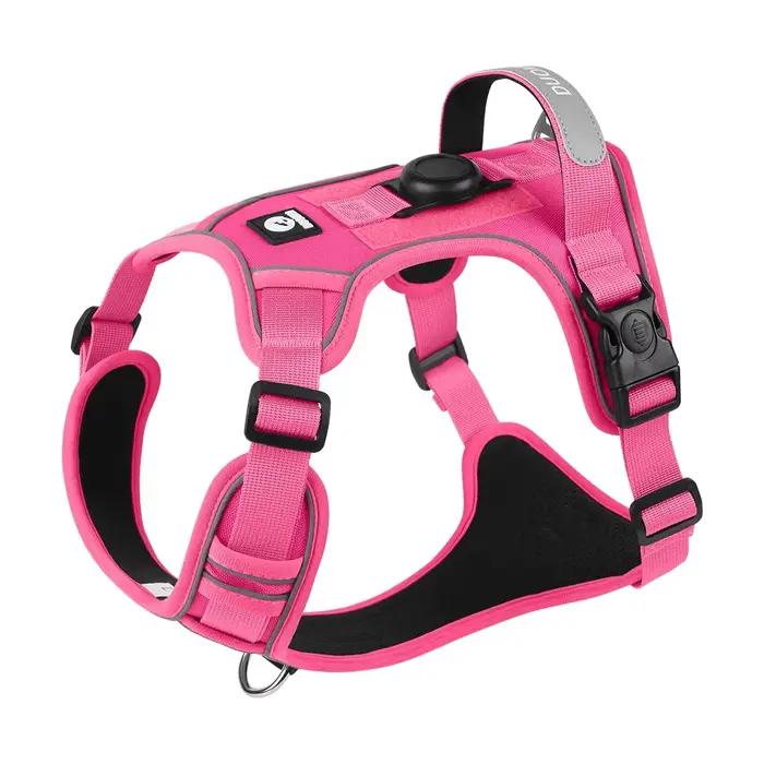 Harnais Anti-traction pour chiens de grande et moyenne taille, réfléchissant, Anti-évasion, sangle d