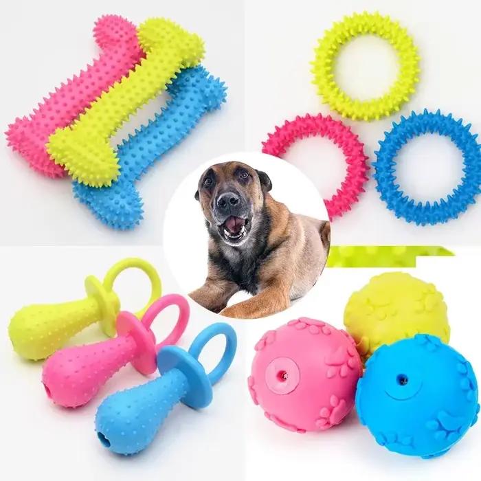 Jouets pour chiens pour petits chiens, jouet indestructible, nettoyage des dents, jouets d'entraînem