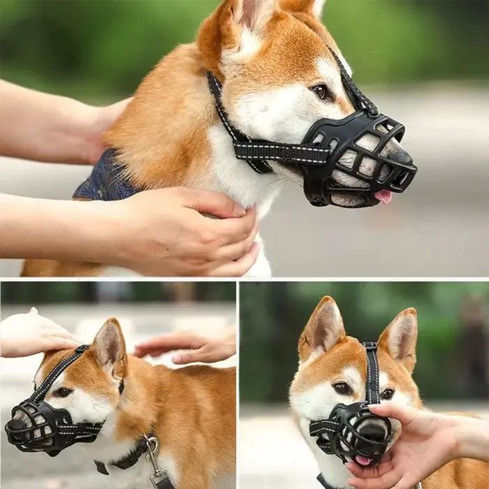 Panier confortable et respirant pour chien, protection contre les morsures et les aboiements, masque