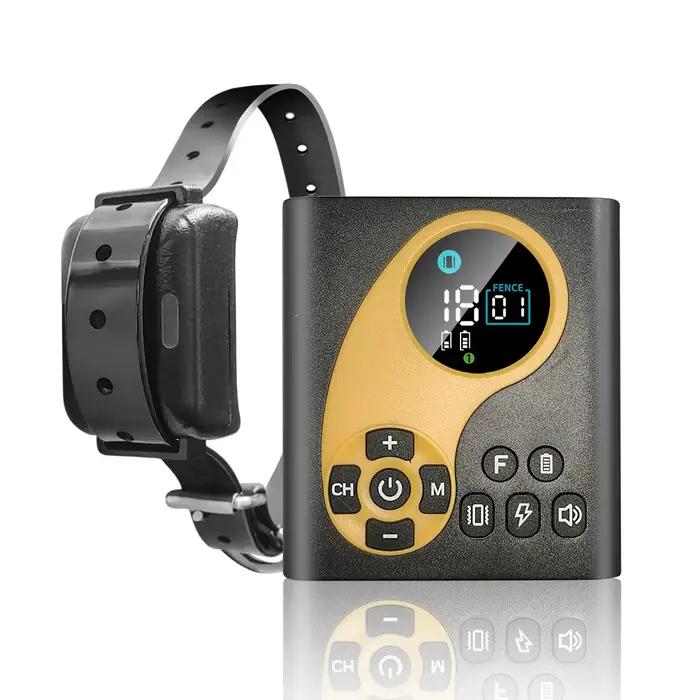 Clôture électrique pour chien sans fil avec entraîneur à distance, système d'entraînement pour anima