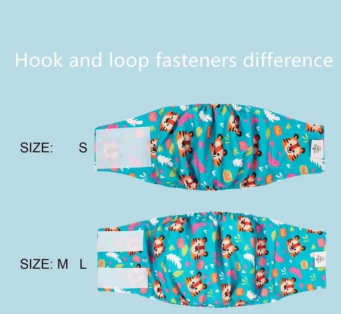 (3 pièces par paquet) couches de chien mâles réutilisables CuteBone bandes de ventre de chien lavabl