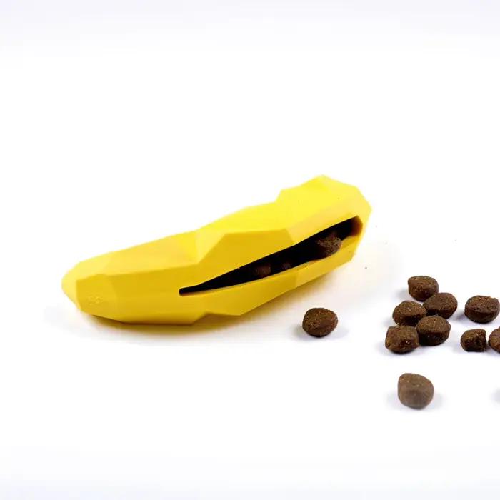 Boule à mâcher en caoutchouc pour chien, distributeur de fuite, jeu de nourriture, jouet de morsure