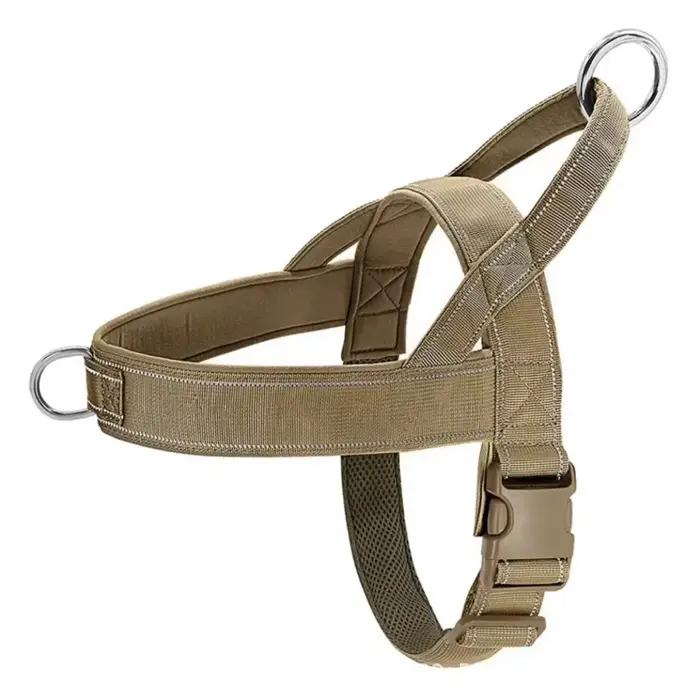 Nouveau Harnais Tactique Anti-Traction pour Chien - Nylon 1000D Réglable pour Grands Chiens, Gilet d