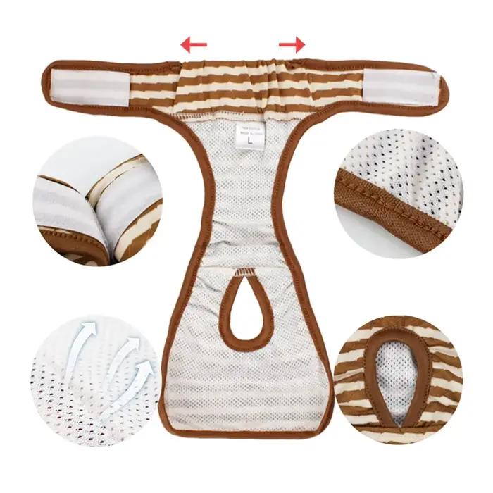 Nonor-Culotte short lavable pour chien féminin, sous-vêtement menstruel, combinaison physiologique p