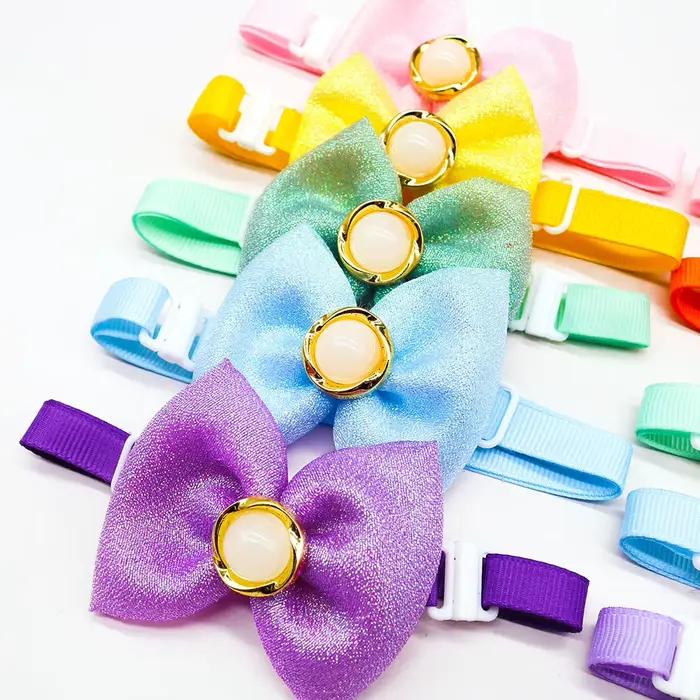 Noeud papillon pour animaux de compagnie, collier pour chien, accessoires de toilettage pour petits