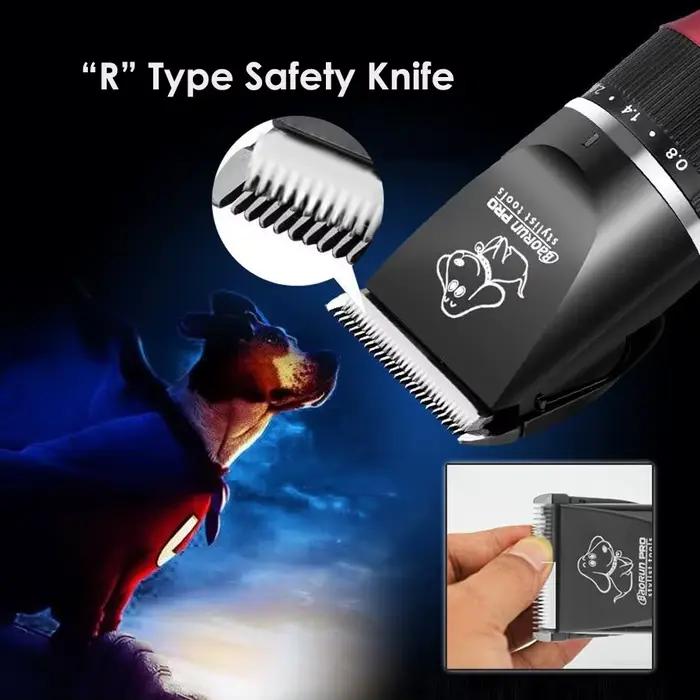 BaoRun P6 tondeuse à cheveux professionnelle pour chien tondeuse pour animaux de compagnie Rechargea