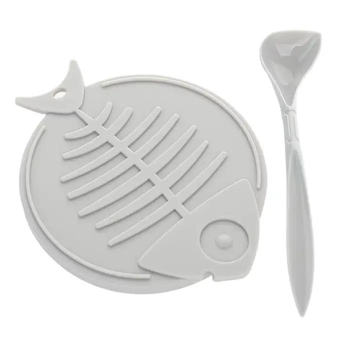 Couvercle universel de nourriture pour animaux de compagnie en Silicone, pour chien et chat, concept