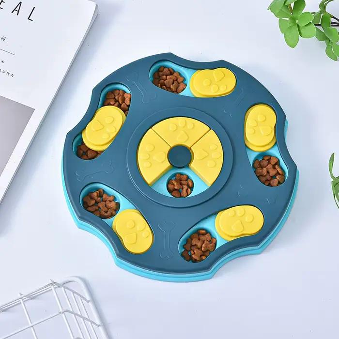 Jouets de puzzle pour chiens, distributeur de nourriture interactif pour augmenter l'QI, bol antidér