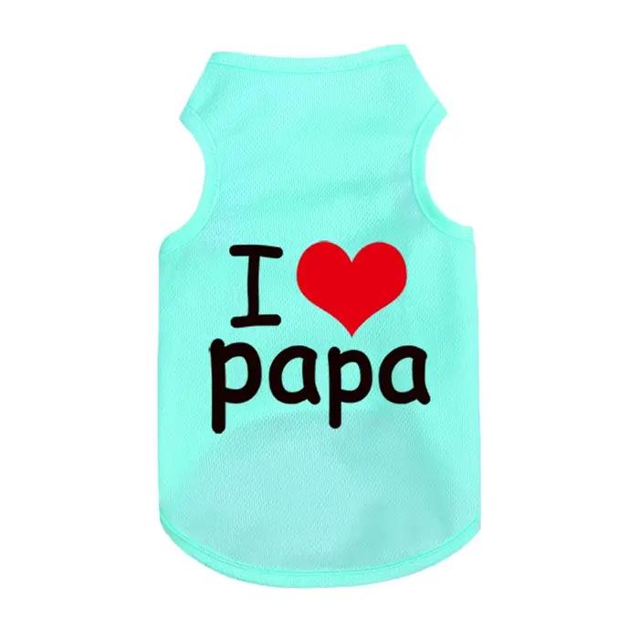 Gilet d'été pour chien, confortable, respirant, Funky, à la mode, vêtements pour chiens, Style d'été