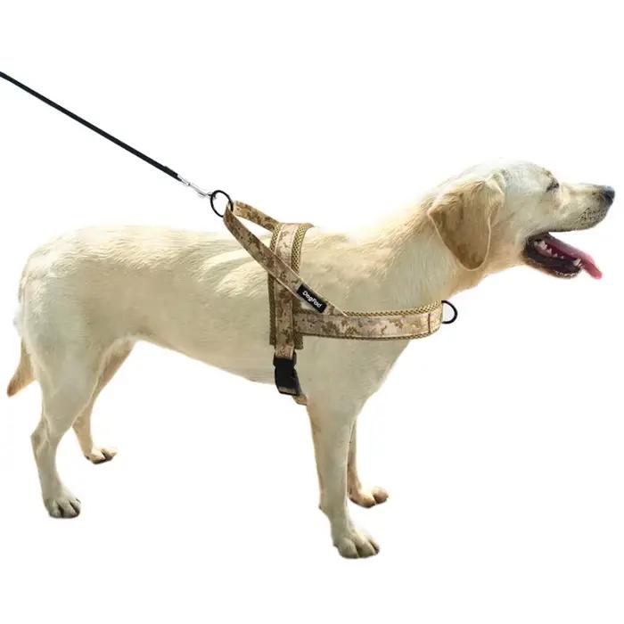 Harnais pour chien sans traction, rembourré et doux, gilet réfléchissant, harnais d'entraînement pou