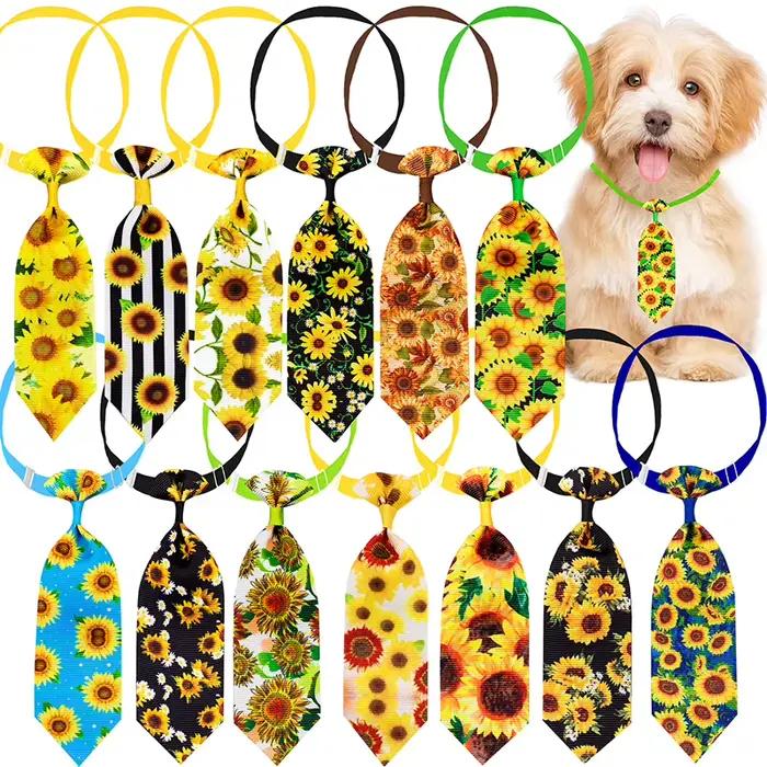 10 pièces cravate pour chien petit chien Gromoong accessoires chien de compagnie chat nœuds papillon