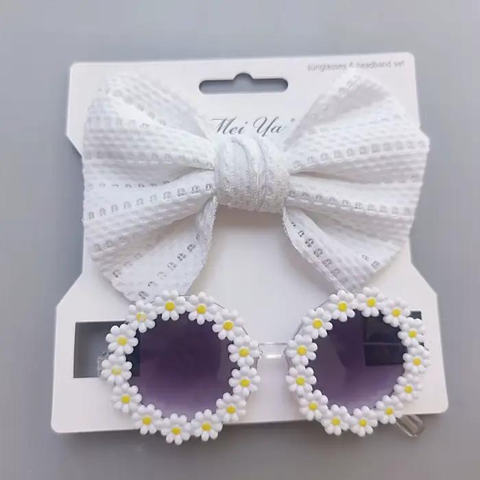 Lunettes de soleil pour chien, ensemble de lunettes pour animaux de compagnie, bandeau en Nylon élas