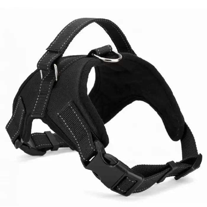 Sangle de poitrine réglable en nylon SFP pour chien, fils de coulée rembourrés, durable, grands, moy