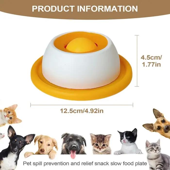 Jouets de léchage Anti-Tumble pour animaux de compagnie, interactifs pour chats et chiens, bols de f