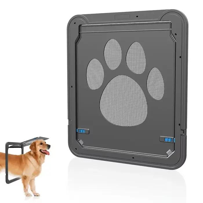 Écran magnétique verrouillable pour animaux de compagnie, porte de fenêtre, maison, entrée libre, fa