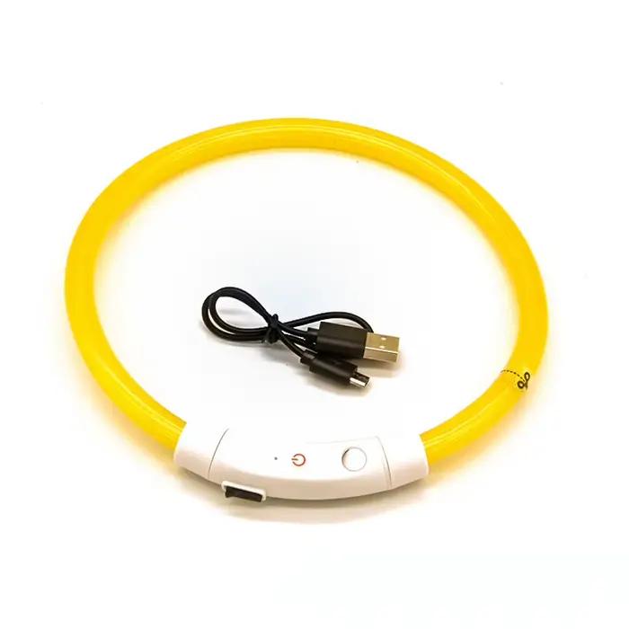 Collier LED Shoous pour animaux de compagnie, chargement USB, anti-perte, nounours, chien, chat, acc
