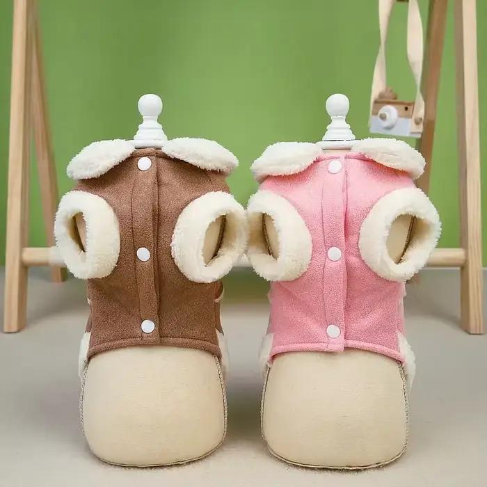 Veste d'hiver en coton pour chien, vêtements chauds pour petits et moyens chiens, manteau pour chiot