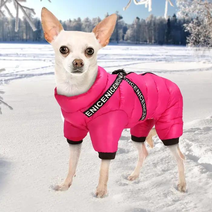 Vêtements d'hiver pour chiens de compagnie, veste Super chaude pour chiens, manteau imperméable pour