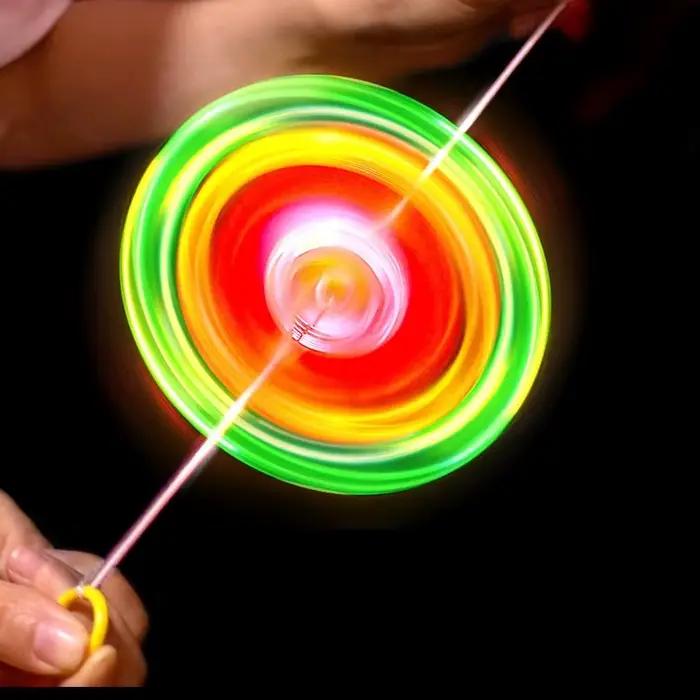 3/6/9 pièces Nouveaux Jouets Lumineux à Tirer à la Main, Jouets à Corde Lumineuse Clignotante, Jouet