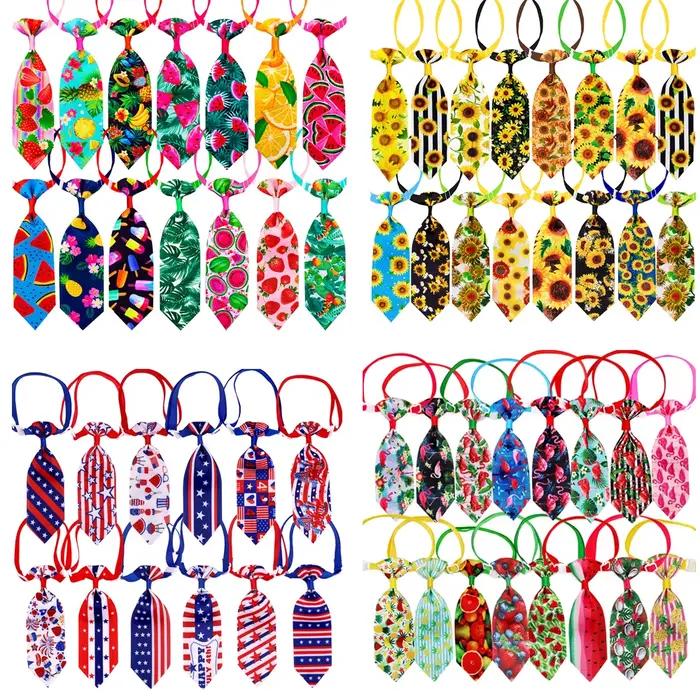 10 pièces cravate pour chien petit chien Gromoong accessoires chien de compagnie chat nœuds papillon