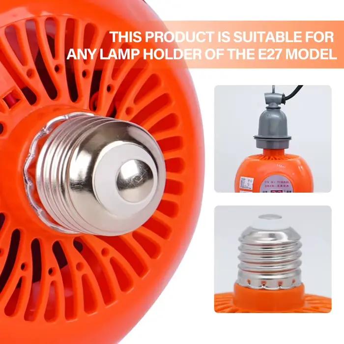 220-240V lampe chauffante pour animaux de compagnie chauffe-Air Animal lumière chaude poulet thermos