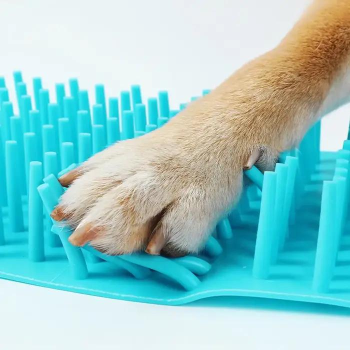 Nettoyeur de pattes pour animaux de compagnie, piston de pattes, tasse de nettoyage des pieds en Sil