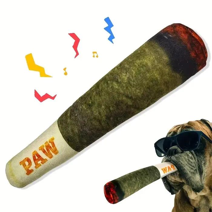 Jouet interactif pour chien, jouet sonore pour chiot, cigare résistant pour petits chiens, jouet à m