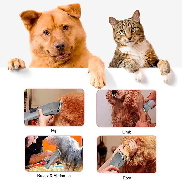 10 # Lame en acier détachable pour tondeuse pour animaux de compagnie, compatible avec Ainds, Oste