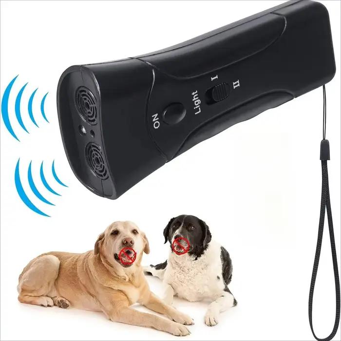 Entraîneur ultrasonique de dissuasion d'aboiement de chien avec le dispositif de contrôle d'aboiemen
