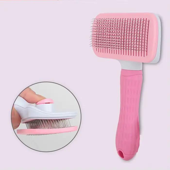 Brosse de toilettage pour animaux de compagnie, peigne pour chien et chat, auto-livres, épilateur po