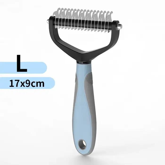 Brosse de toilettage pour chiens et chats, démêlante et anti-poils, pour poils longs et courts, équi