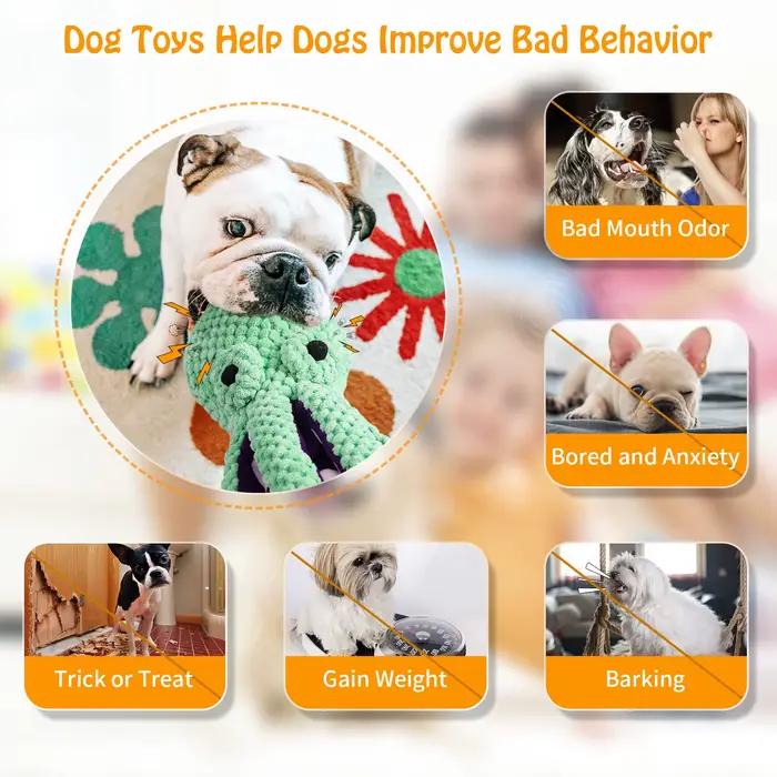 Jouet en peluche pour animaux de compagnie, chat, chien, voix, coquille de poulpe, Puzzle, résistant