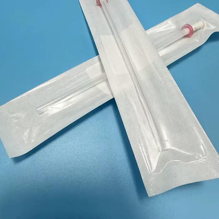 Cathéter pour chat avec stylet, 10 pièces/boîte, trou d'extrémité 3Fr, trous latéraux 4Fr, cathéters