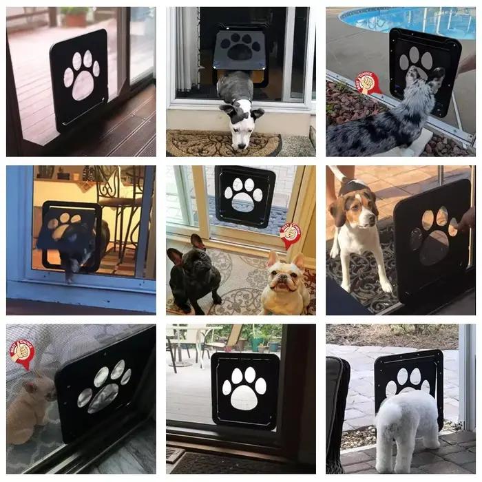 Écran magnétique verrouillable pour animaux de compagnie, porte de fenêtre, maison, entrée libre, fa