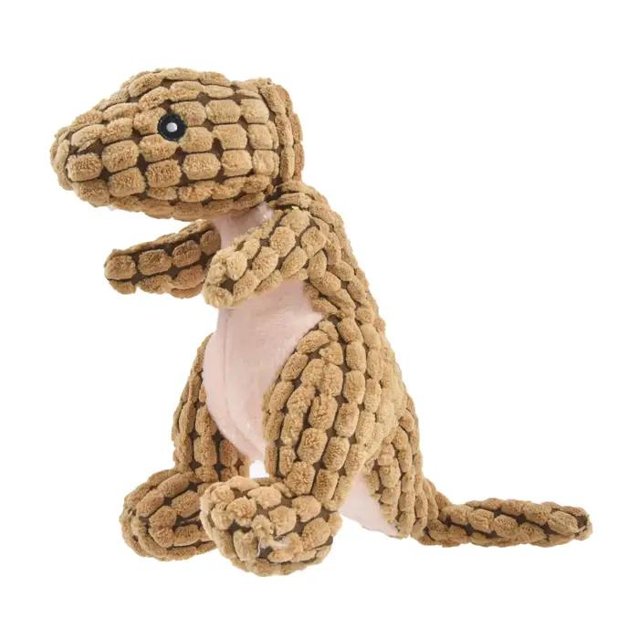 Jouets de dinosaure en peluche pour animaux de compagnie, chats et chiens, jouets interactifs à mâch