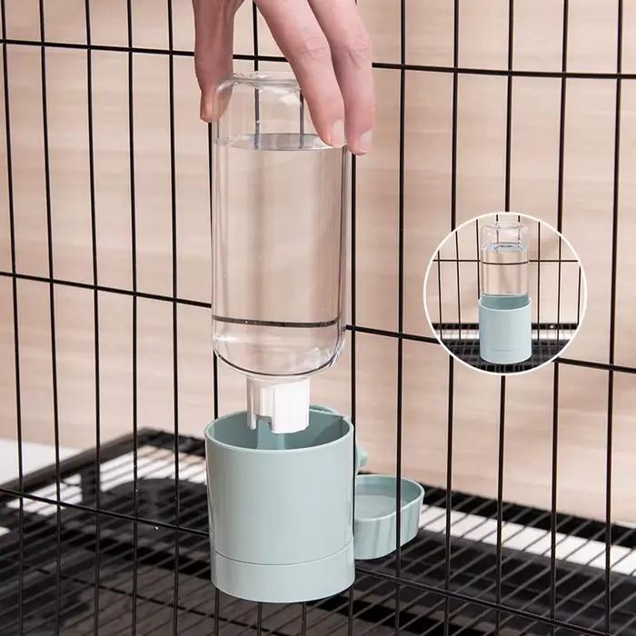 Mangeoire automatique pour animaux de compagnie, Cage suspendue, bol, bouteille d'eau, récipient ali
