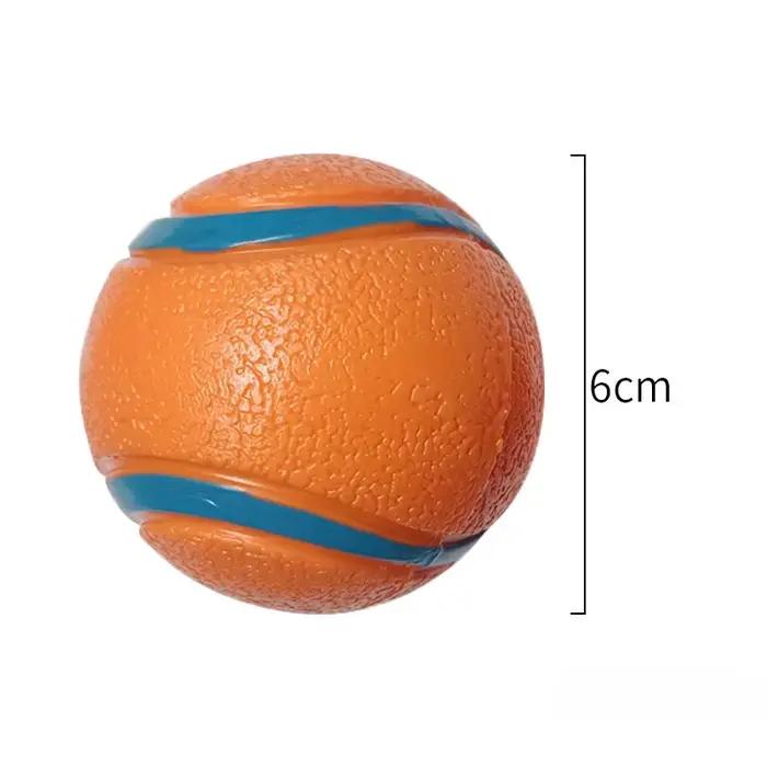 Balle de jouet pour chien, balle de récupération pour chien, balle dure pour animaux de compagnie, j