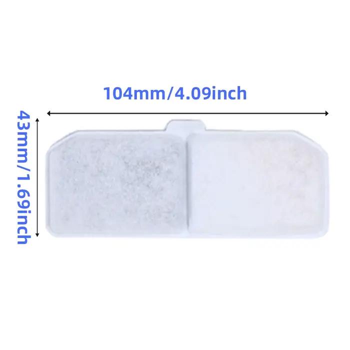 Filtre à charbon actif de remplacement pour abreuvoir pour chat, 5/8/12 pièces, filtre rectangulaire