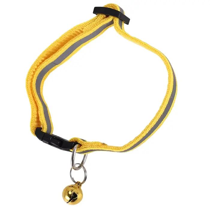 Collier réfléchissant réglable pour animaux de compagnie