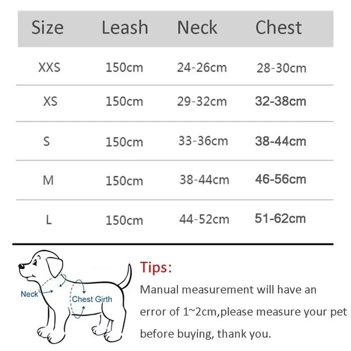 Ensemble de laisse harnais pour chien pour petits chiens