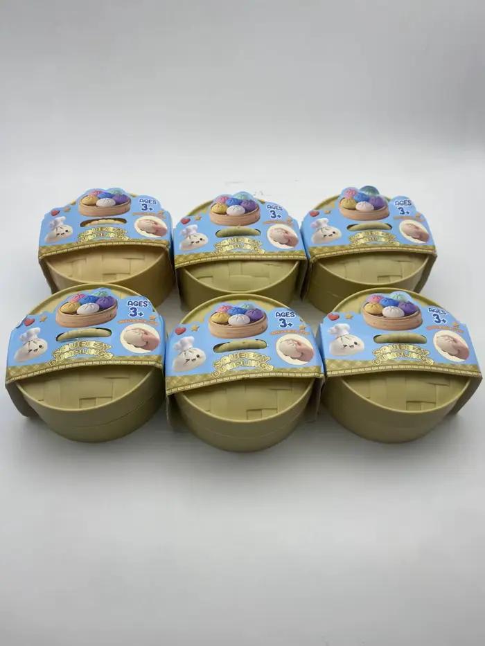Jouet anti-stress Baozi contenant des grains de riz brillants et doux